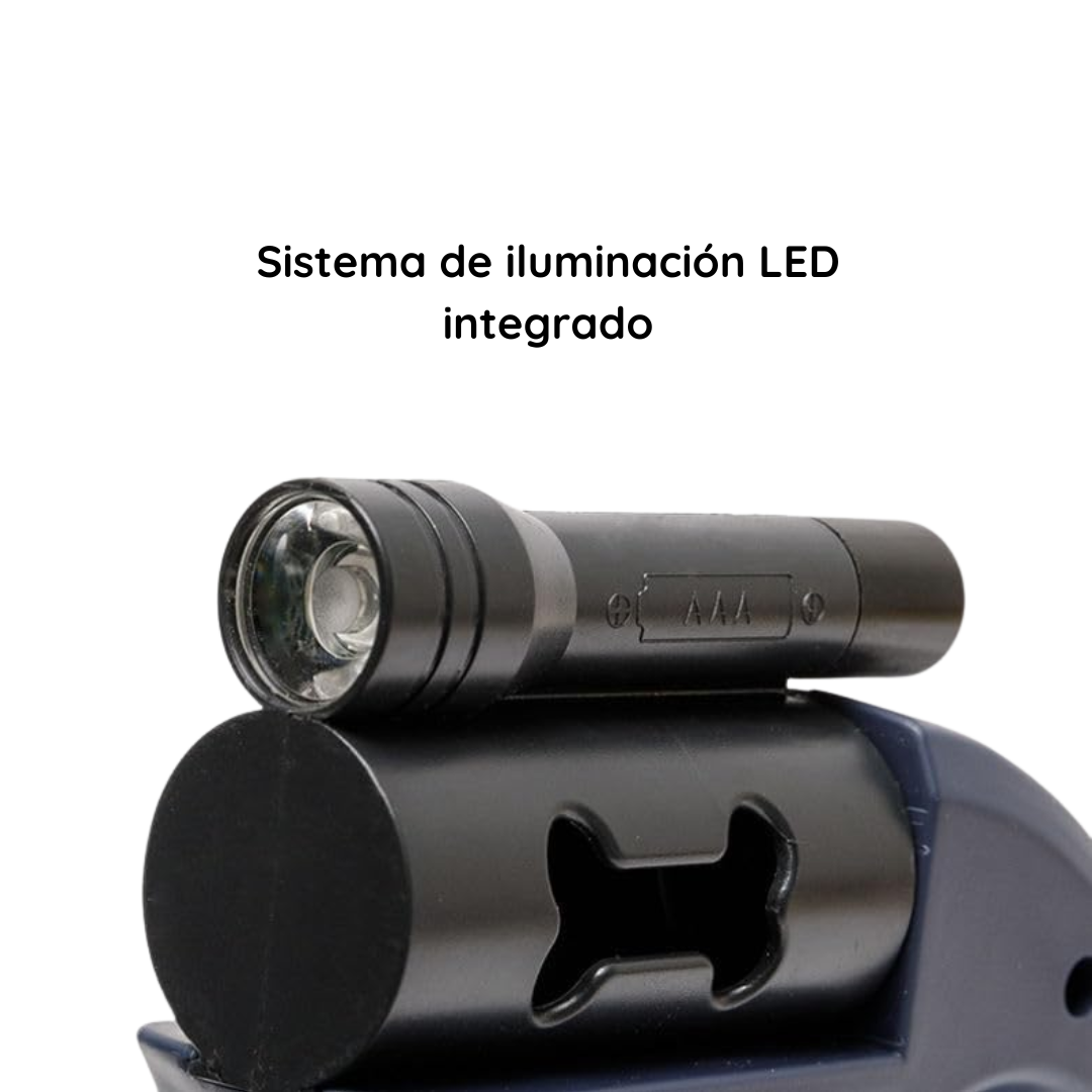 Correa Doble LED para dos mascotas