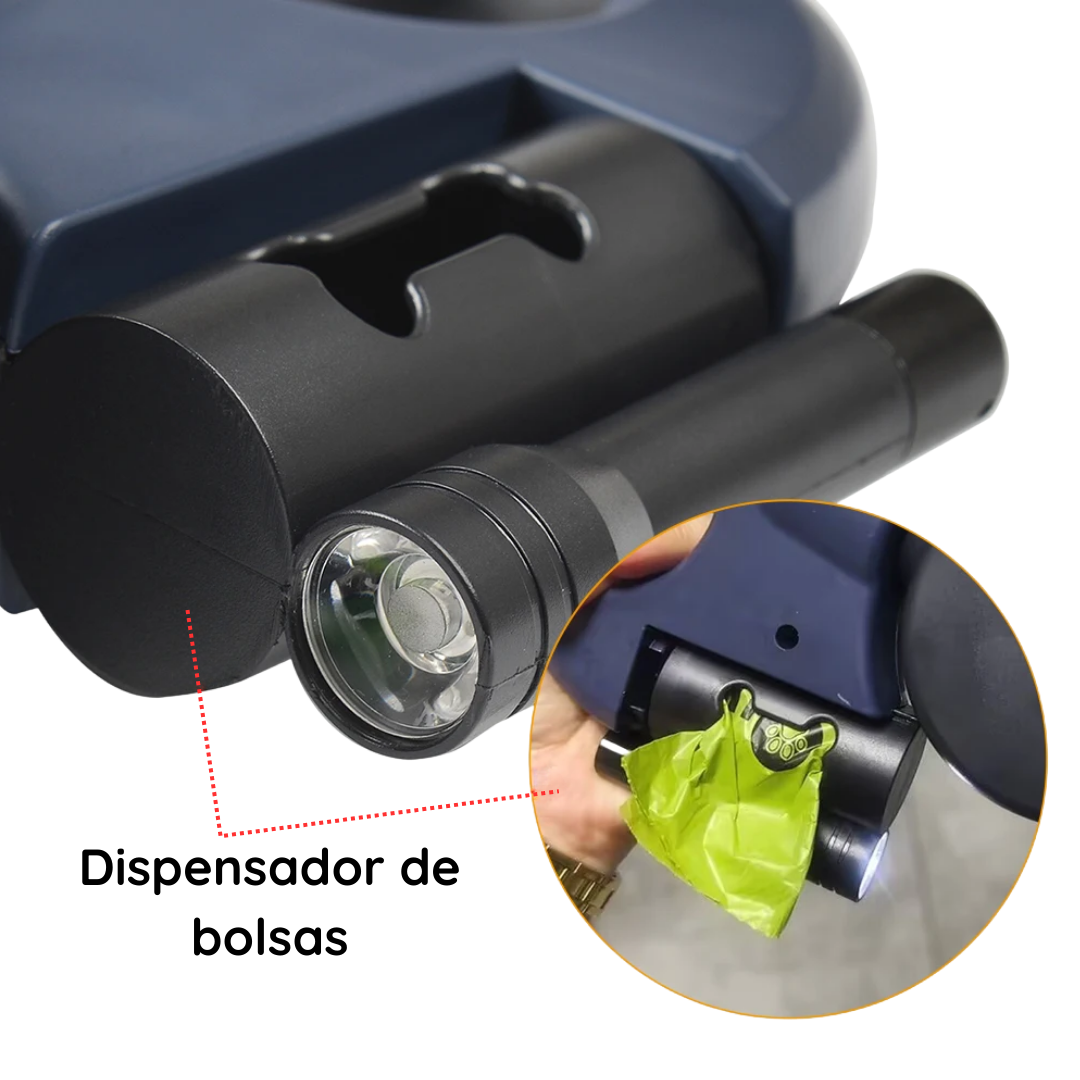 Correa Doble LED para dos mascotas